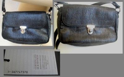   EXCHANGE AX BLACK SIGNATURE OVER THE SHOULDER BAG/PURSE NWT GIFT FAB