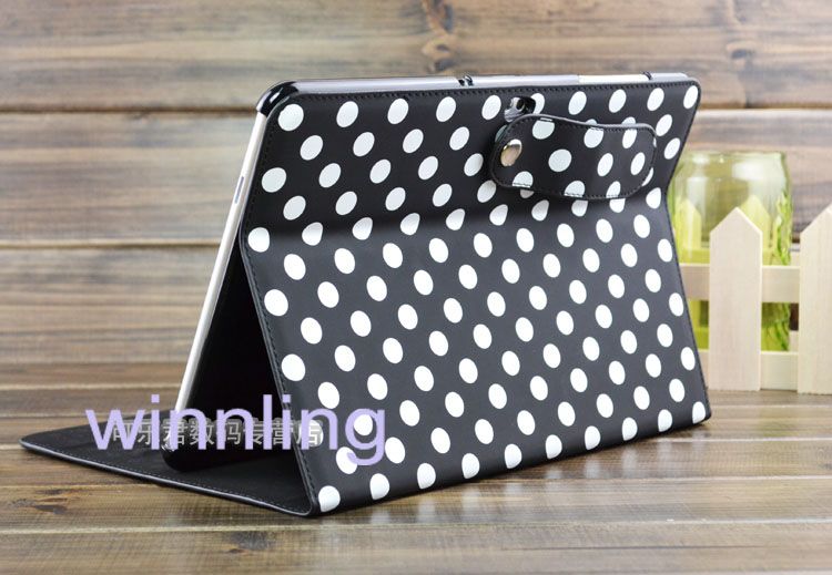 Cute Leather case for Samsung Galaxy Tab 10.1 P7510 P7500 Dot  