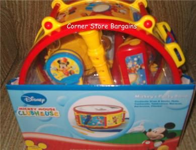 10Pc Musical Instruments SET Disney Mickey Mouse Club House Party Band