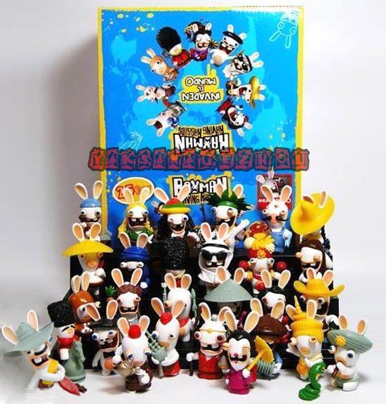 30 Pcs Rayman Raving Rabbits Invade the World Box Set  