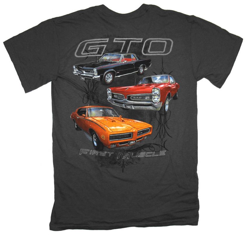 Pontiac GTO First Muscle Automobile Car T Shirt Tee  