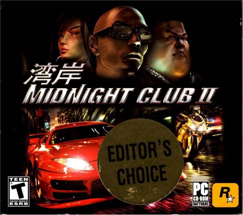 MIDNIGHT CLUB II 2 * PC RACING * BRAND NEW 0710425212208  