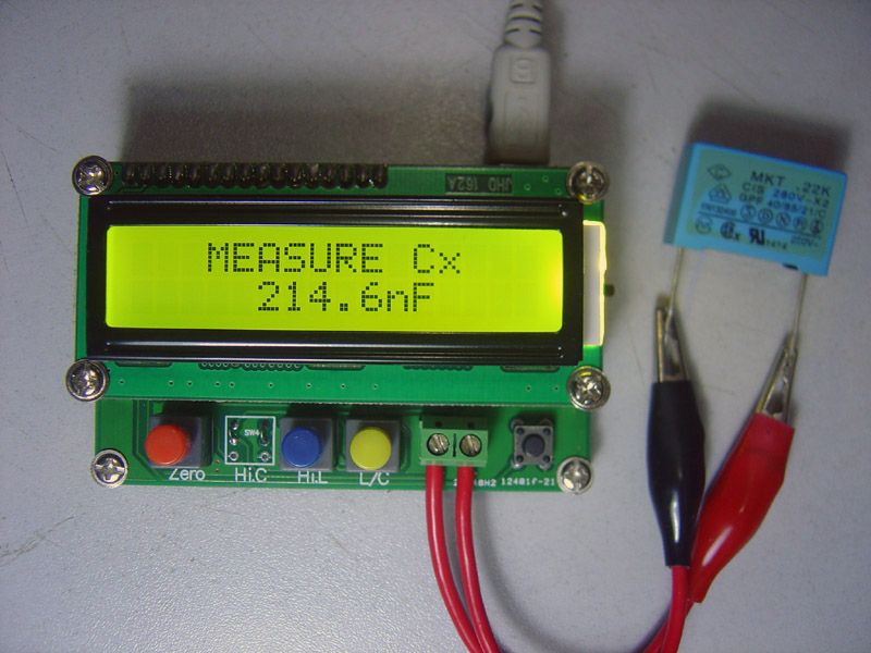 Inductance Capacitance multimeter meter LC100 A + Manual  