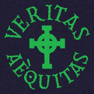 VERITAS AEQUITAS IRISH BOONDOCK T SHIRT BLACK SAINTS  