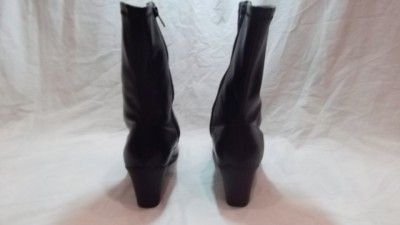 Womens SHOES Boots Aerosoles Chocolate Brown 7.5 Zipper Heel Fall 