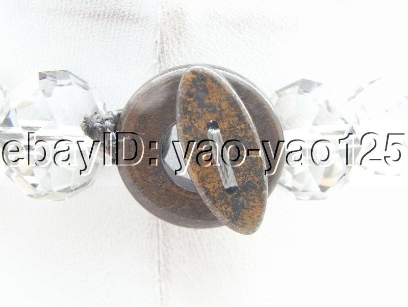 Gems Info Fancy agate geode, faceted rondelle crystal, good quality 