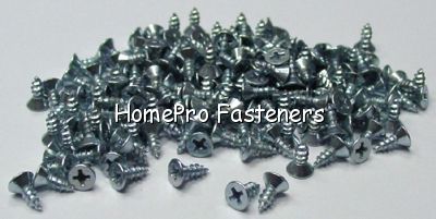 CAD PHILLIPS FLAT SHEET METAL SCREWS 2400  