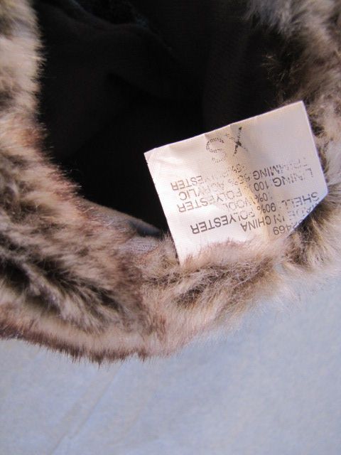 DOG Coat VEST   PINK Pinstripe w Fur Collar XS  