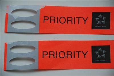 Star Alliance Priority Luggage Tag Used  