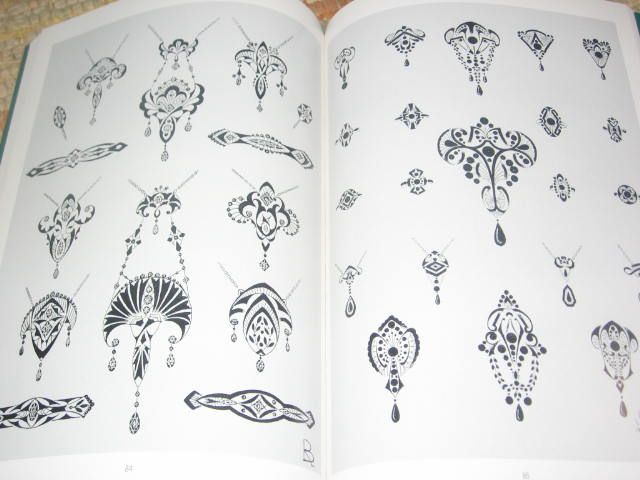 Art Nouveau Jewelry Design Book   French 03 G  