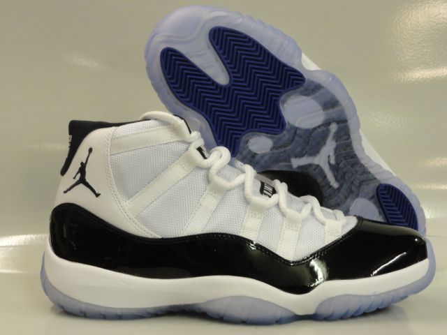 Nike Air Jordan 11 Retro White Black Concord Sneakers Mens Size 18 