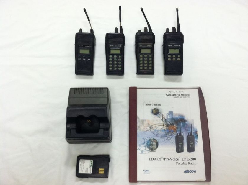 GE Ericsson M/A COM LPE 200 LPE200 Radios 800 Mhz EDACS LOT  