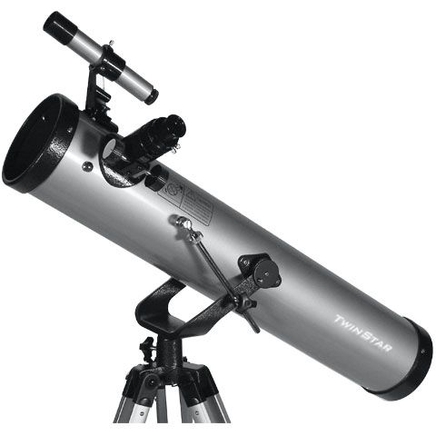 New Beginner Silver 3 Reflector Telescope Bundle  