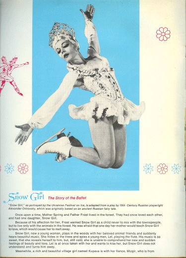 UKRAINIAN FESTIVAL ON ICE Skating Tour 1970s Program  