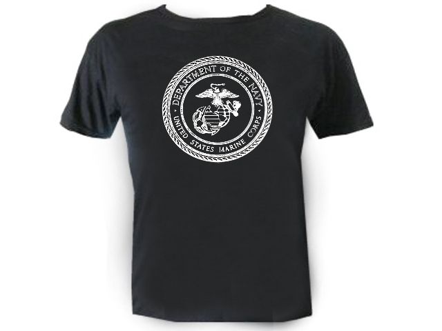 US Marine Corps USMC Emblem USA Navy Army Armee Shirt  