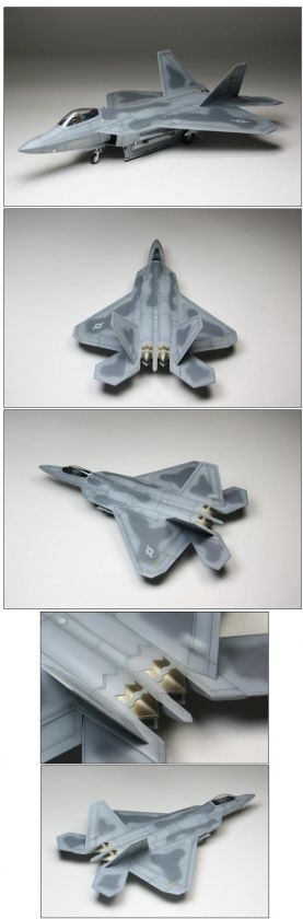 Built By Award Winner 1/72 Hobby Boss F 22 +Details  