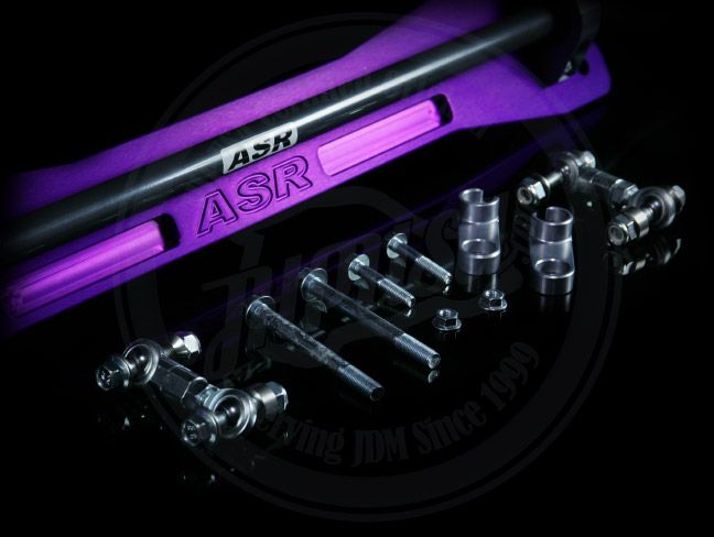 ASR PURPLE REAR BRACE & SWAYBAR KIT 24MM 96 00 CIVIC EK  