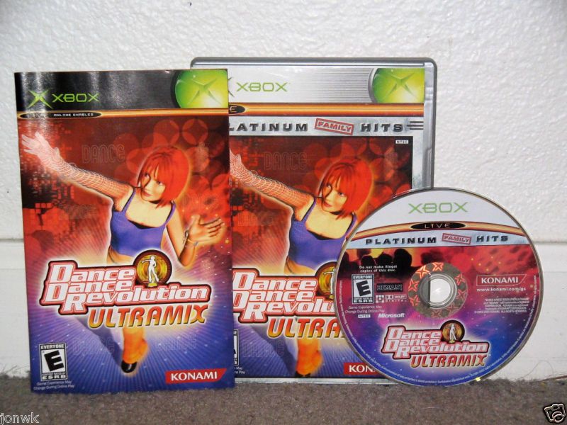 DANCE DANCE REVOLUTION ULTRAMIX  PLATINUM HITS CIB XBox  