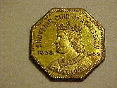 1904 LOUISIANA PURCHASE SOUVENIR # 28902 ST. LOUIS, MISSOURI WORLDS 