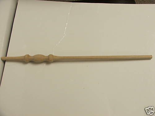 Set 50 Ash Unfinished Spindle Wood Decorative Piece 17  