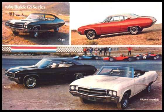 1969 Buick Deluxe Brochure Skylark GS400  