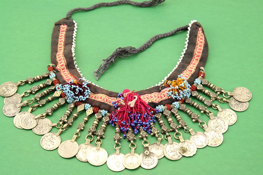 BellyDance ATS Costume NECKLACE Kuchi Tribal 800w6  