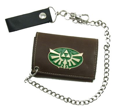 Zelda Triforce   Nintendo Chain Wallet  