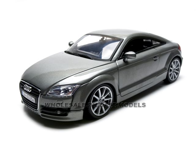 2007 AUDI TT COUPE GREY 118 DIECAST MODEL CAR  