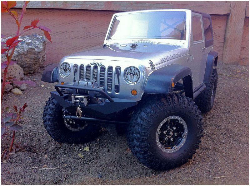 Axial SCX10 / Honcho scale Aluminum Winch Dagger Bumper  