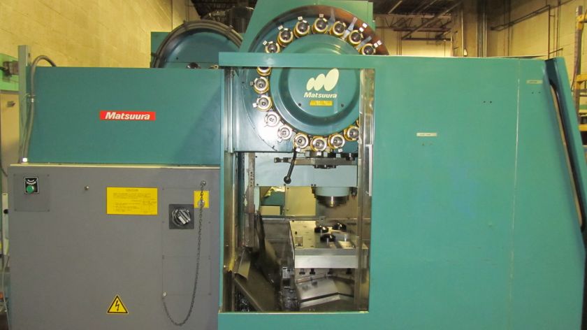 MATSUURA Twin Spindle Vertical Machining Center, Click to view larger 