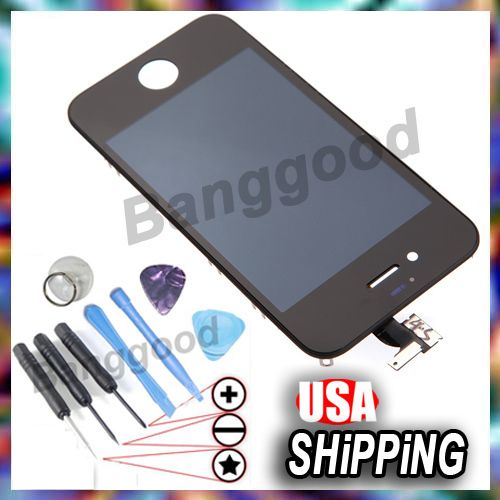 LCD Screen Display + Touch Digitizer Glass Frame Full Assembly For 