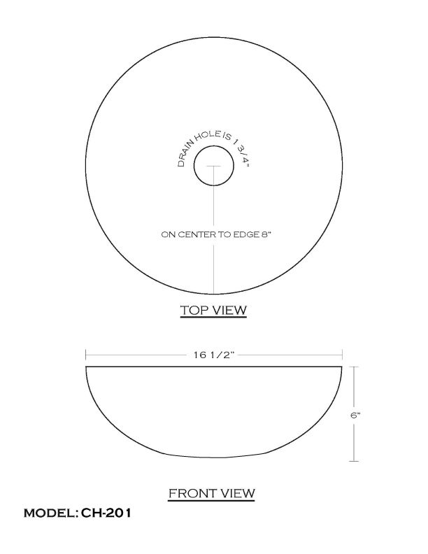   design glass bowl 16 1 2 round x 6 high table top installation free