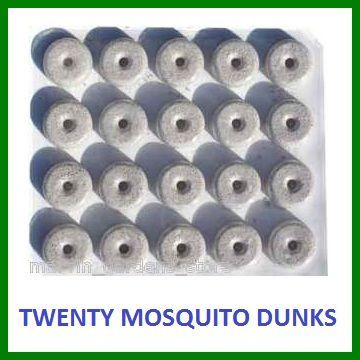 SUMMIT MOSQUITO DUNKS 20 PER CARD BTI MOSQUITO LARVAE CONTROL BRIQUTTE 