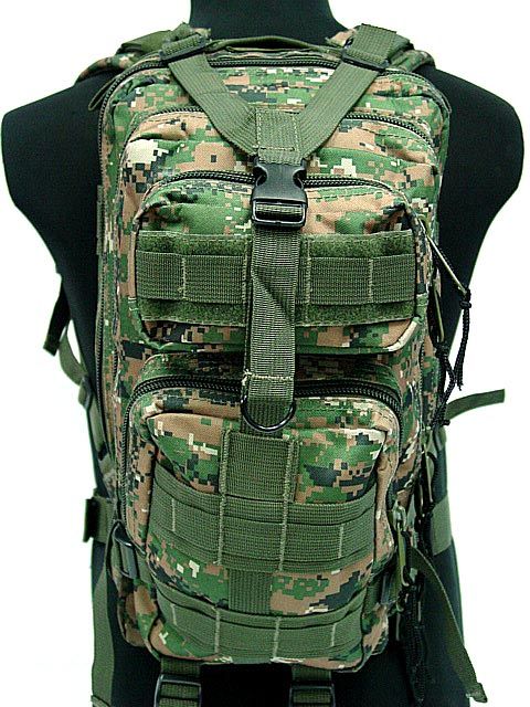 Level 3 Molle Assault Backpack Digital Camo Woodland  