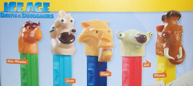 PEZ   Ice Age 3   Sid the Sloth   MiB  