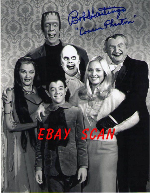 The Munsters RARE signed Bob Hastings Phantom Opera pic  