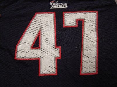   Mens John Lynch New England Patriots NFL Football Jersey Sz L  