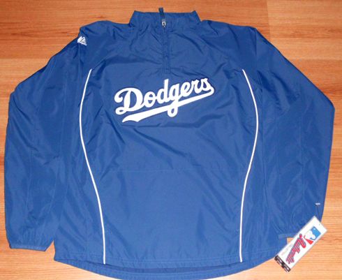 Los Angeles Dodgers Pullover Jacket Large Authentic MLB  