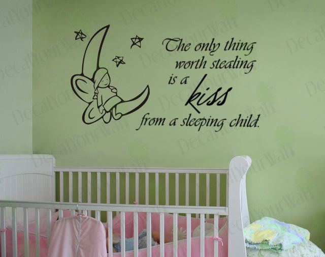 Nursery Baby Kids Room quote Vinyl Wall Decal Sticker  
