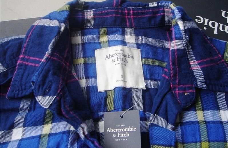 NWT Abercrombie Women Button Flannel Nicole Shirt Top  