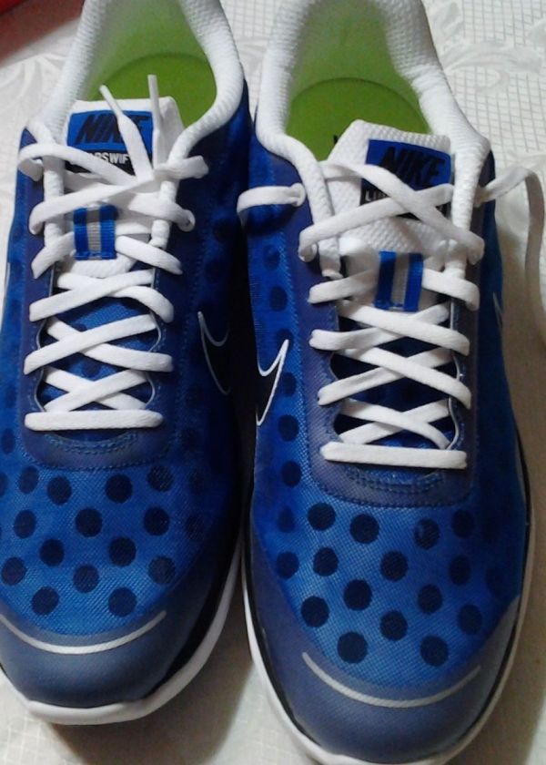   Mens Nike Lunarswift+ 2 Running Shoe Blue/Black Retail 85.00  