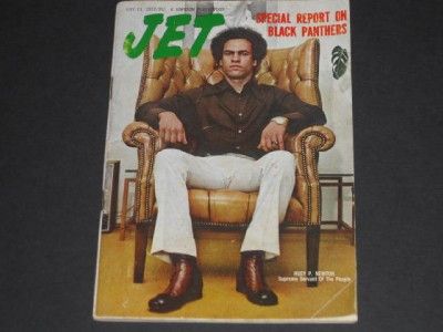 Jet Magazine 1972 Black Panthers Special Report Newton  