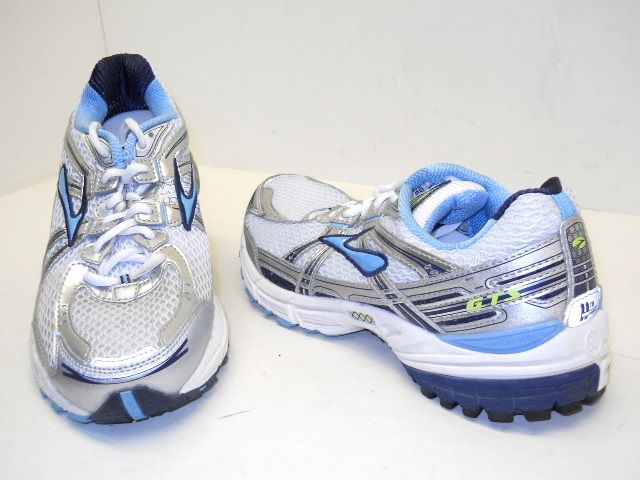 Brooks Womens Adrenaline GTS 11 White Blue Size 9 USED  