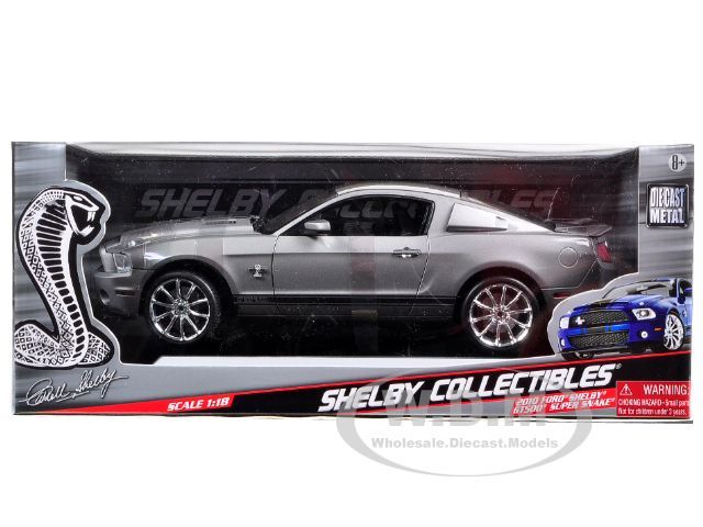   car of 2010 Shelby Mustang GT 500 Super Snake Grey die cast car model