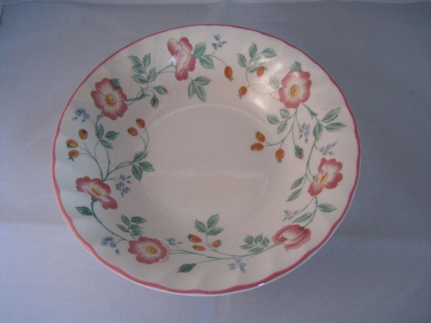 Churchill Briar Rose Tableware England Cereal Soup Bowl  
