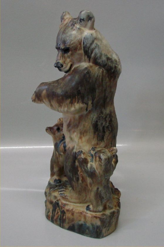 Ingdam Mother Bear Standing with two cups 33 cm Danish Art 