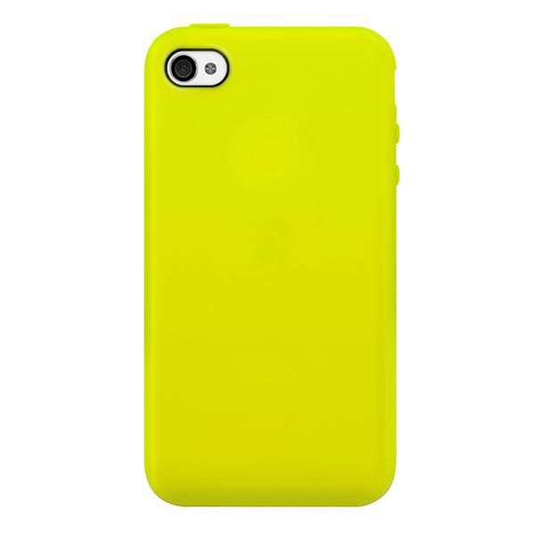 SwitchEasy Colors Silicone Case for iPhone 4 4S Lime w/ screen gurards 