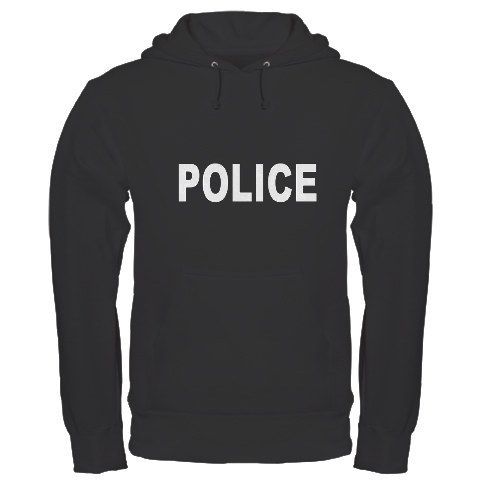 Police Hooded Sweatshirts Custom Sizes And Colors  