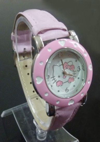 New hello kitty girl cute watch students gift hellokitty wristwatch 