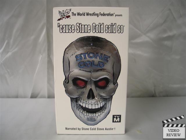 WWF   cause Stone Cold said so VHS Steve Austin 651191021031  